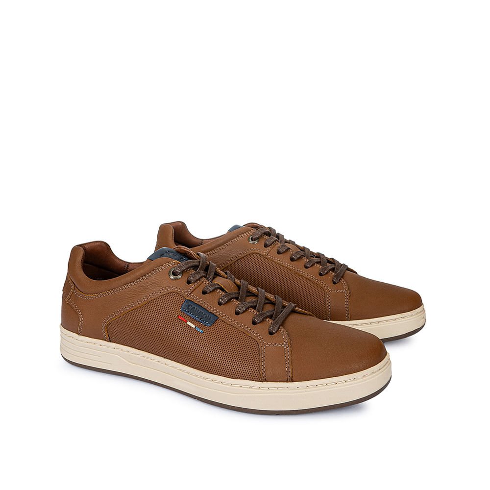 Zapatilla Casual UDF-001 Tan Calimod Cuero - Imagen 4