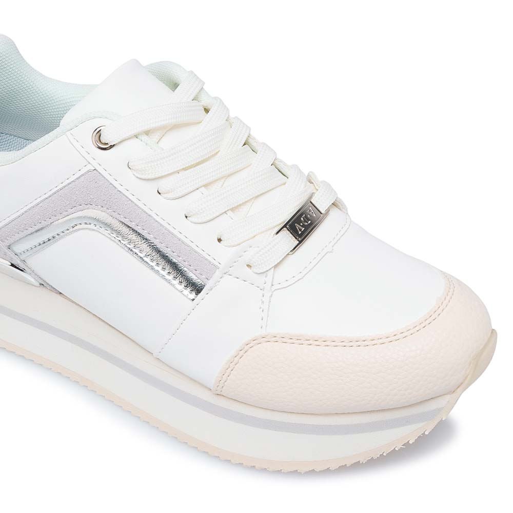 Zapatilla Casual VALE-2505 Blanco/Gris ADV - Imagen 3