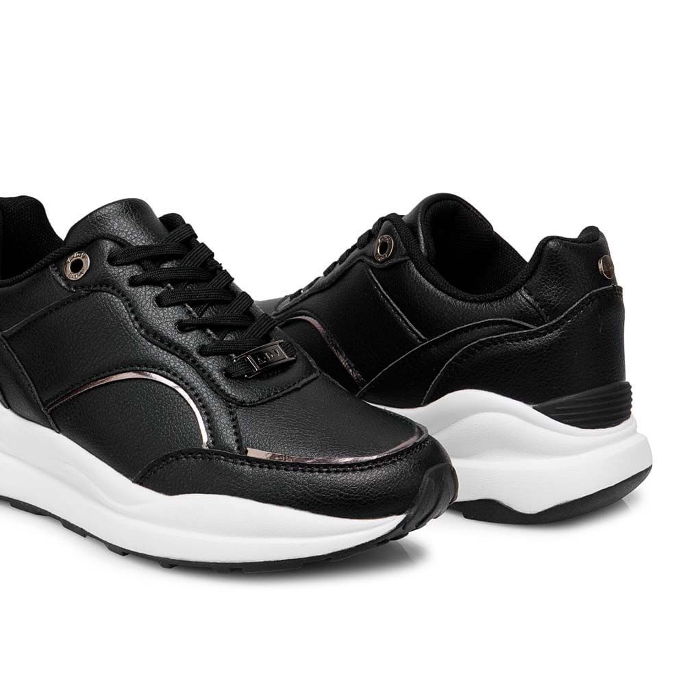 Zapatilla Casual VALE-2506 Negro/Peltr ADV - Imagen 3