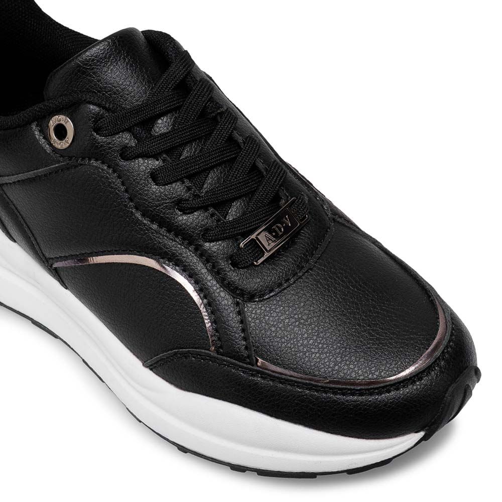 Zapatilla Casual VALE-2506 Negro/Peltr ADV - Imagen 6