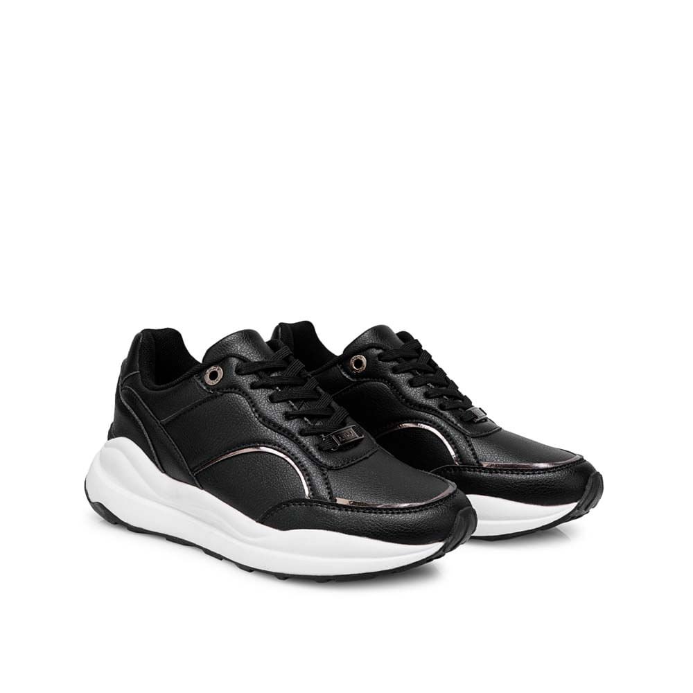 Zapatilla Casual VALE-2506 Negro/Peltr ADV - Imagen 4