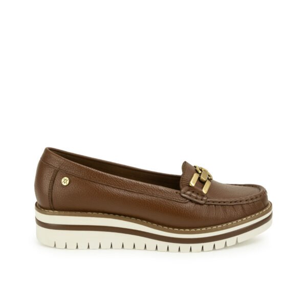 Zapato Mocasín Casual AVE-2613 Tabaco Viale Cuero