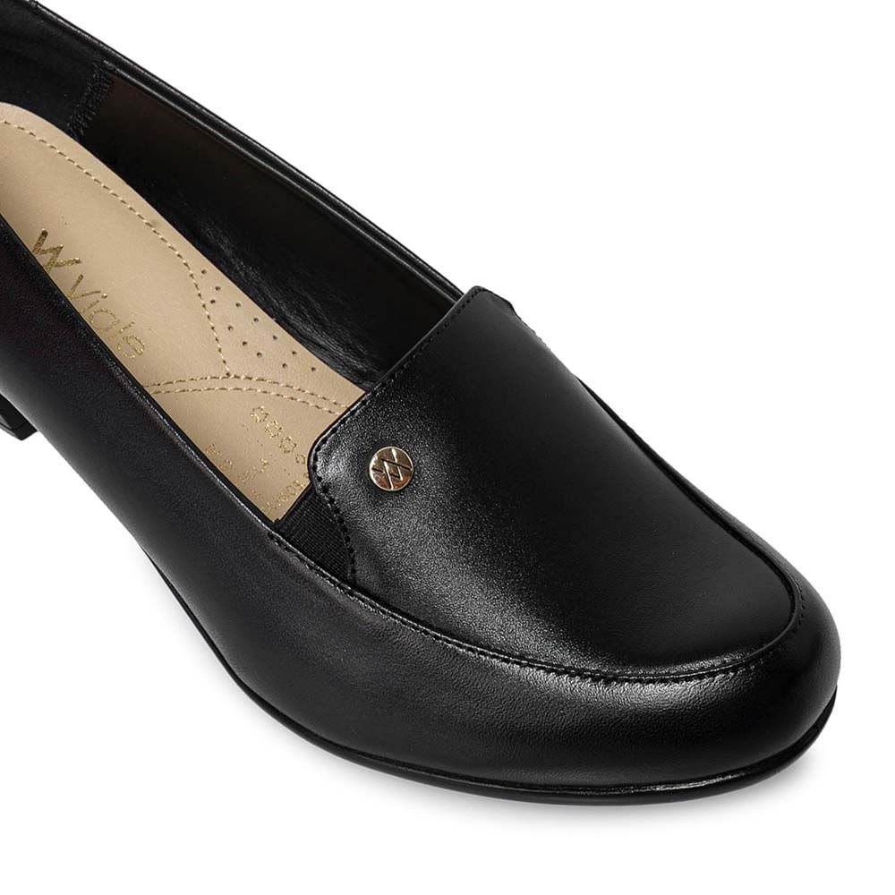 Zapato Mocasín Casual DK-2511 Negro Viale Cuero - Imagen 2