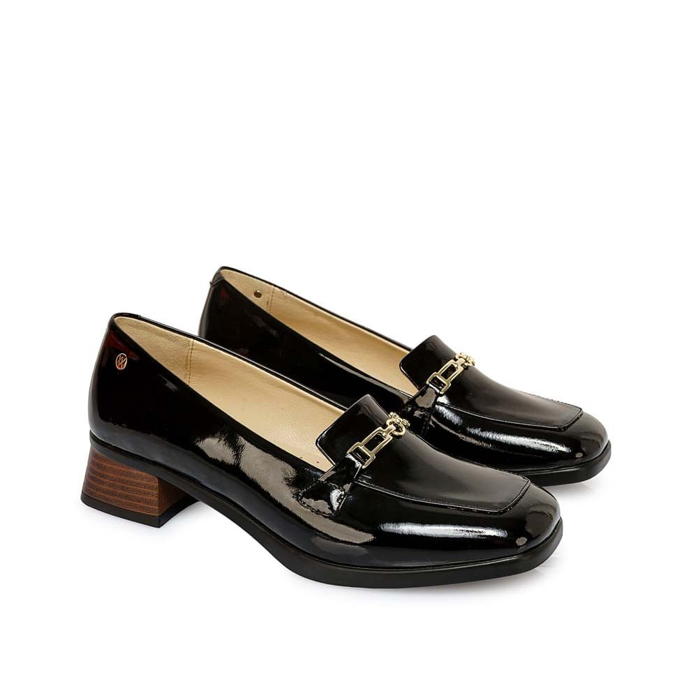 Zapato Mocasín Casual TASTE-2520 Negro Viale Cuero - Imagen 8
