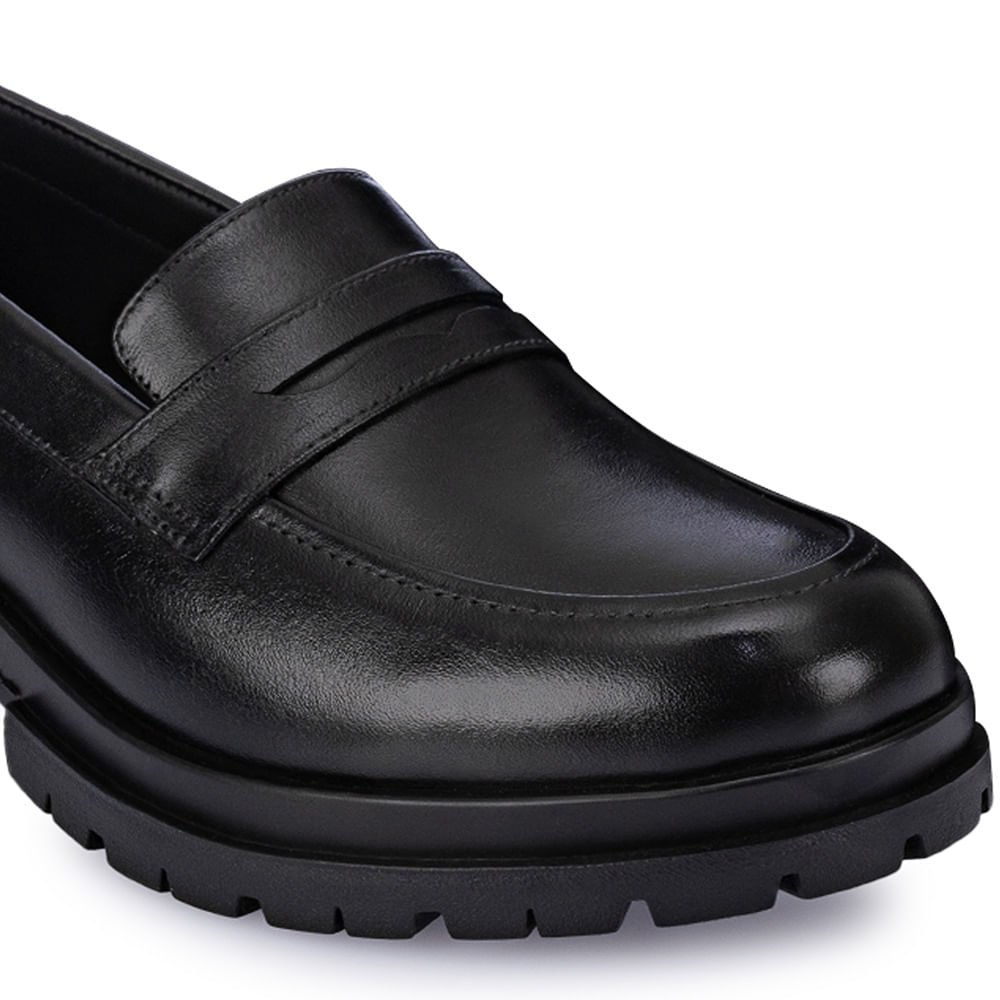 Zapato Mocasín Casual TASTE-2302 Negro Viale Cuero - Imagen 3