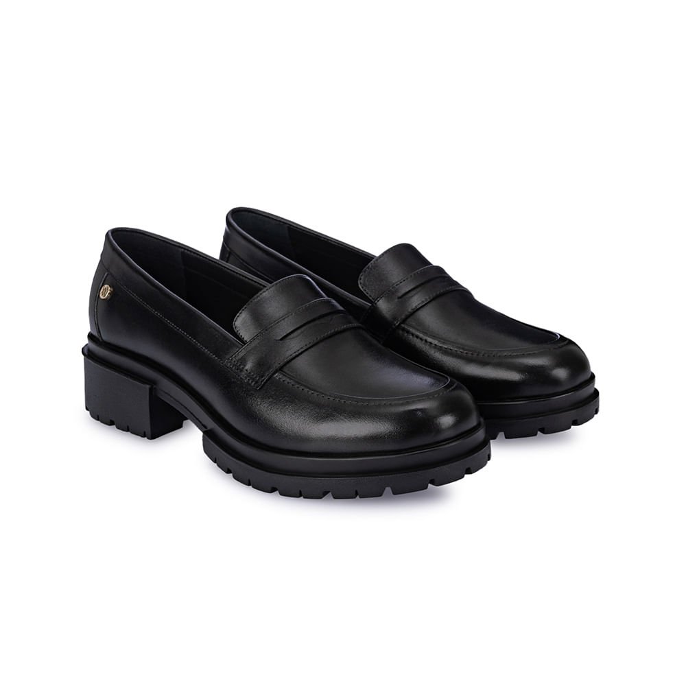 Zapato Mocasín Casual TASTE-2302 Negro Viale Cuero - Imagen 4