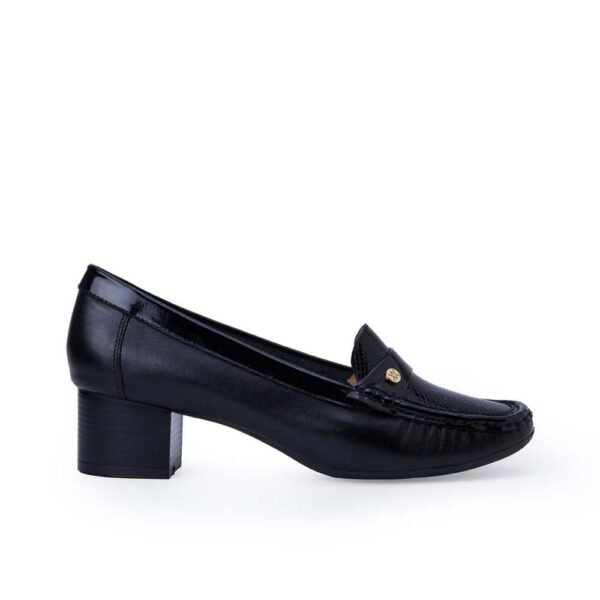Zapato Mocasín Vestir DENI-2514 Negro Viale Cuero