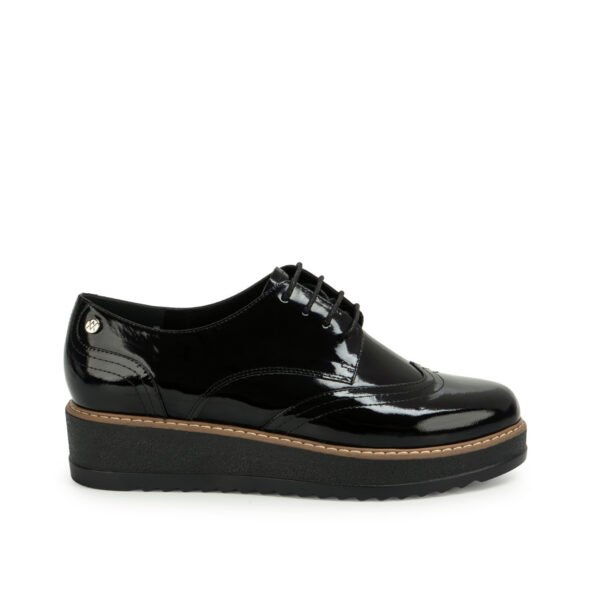 Zapato Oxford Casual TATI-2667 Negro Viale Cuero