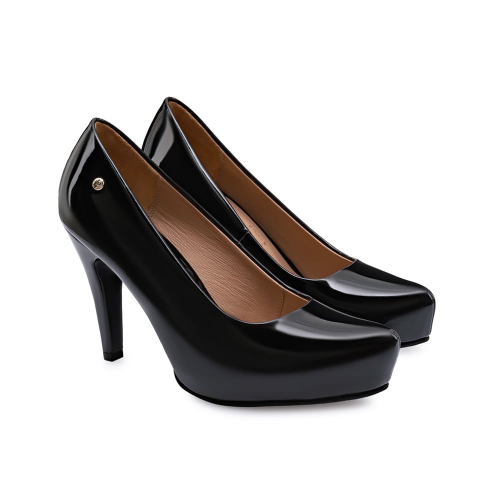 Zapato Reina Vestir IMP-1025A Negro Piazza - Imagen 4