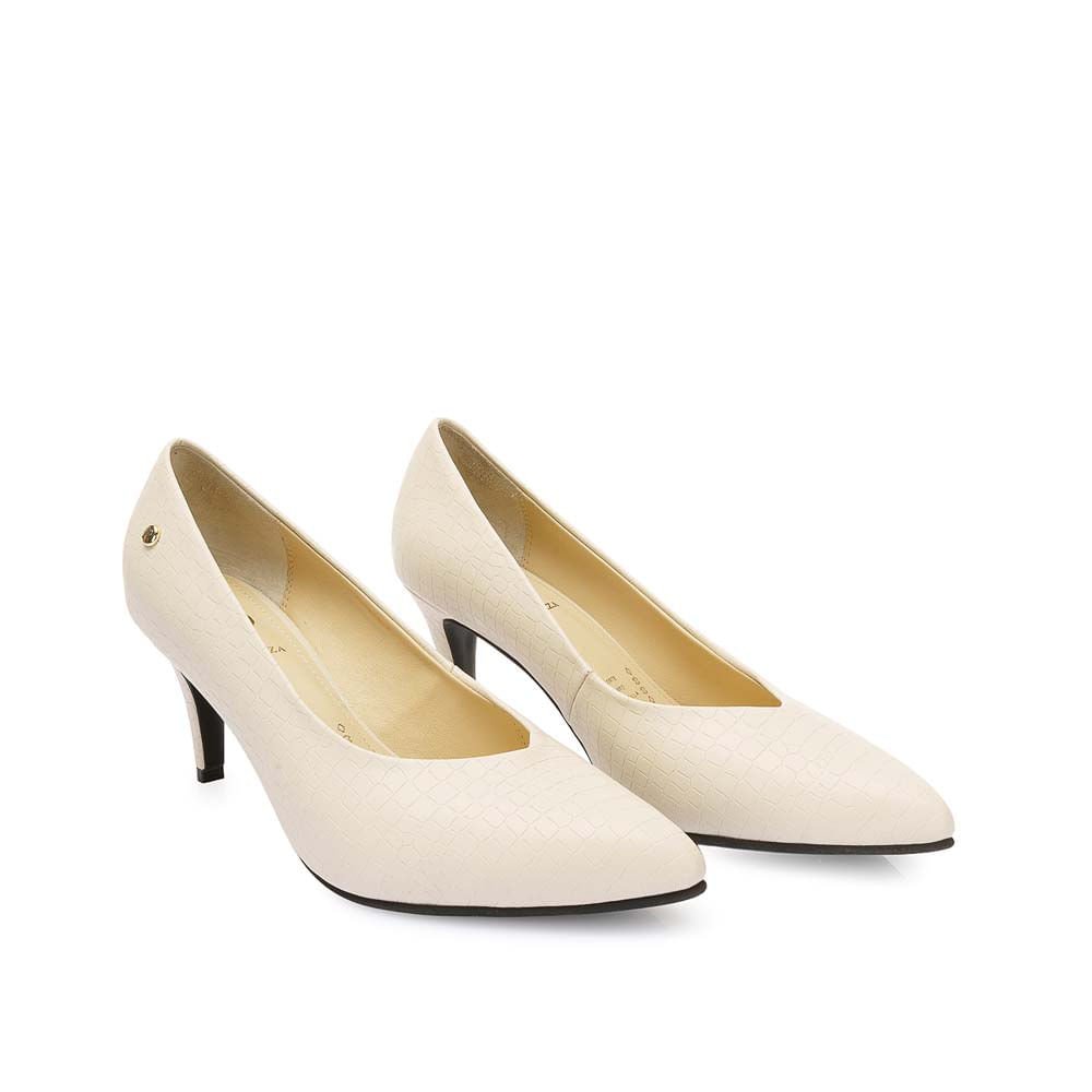 Zapato Stiletto Casual PORTAL-2508 Hueso Piazza - Imagen 8