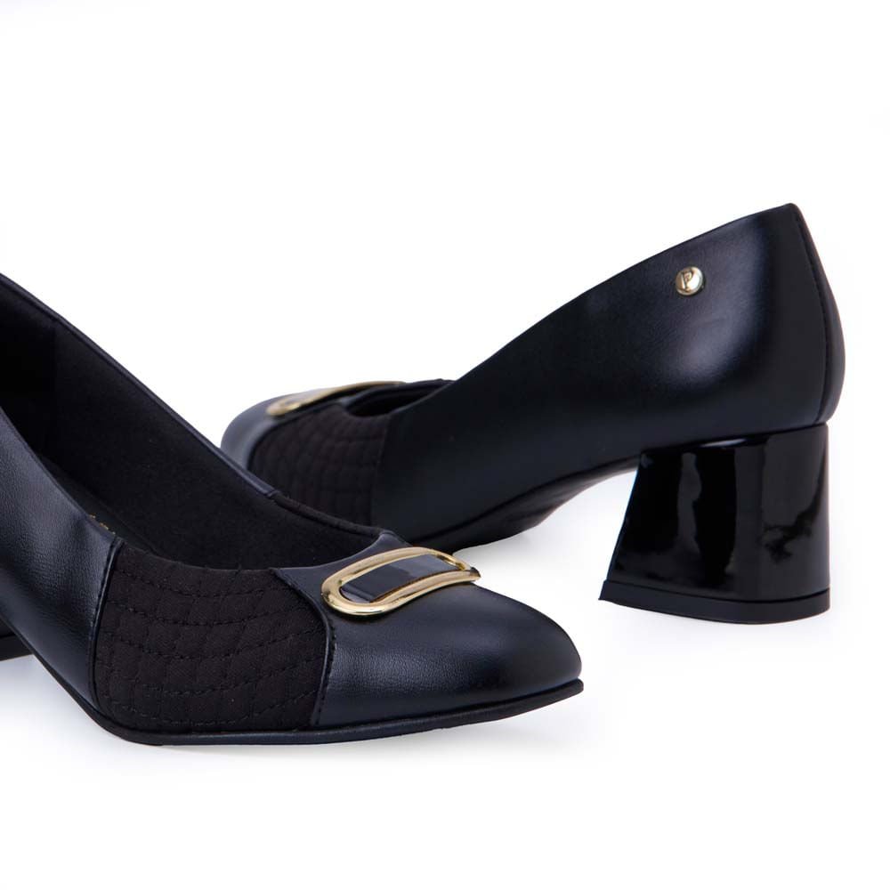 Zapato Stiletto Casual WAL-2557 Negro Piazza - Imagen 7