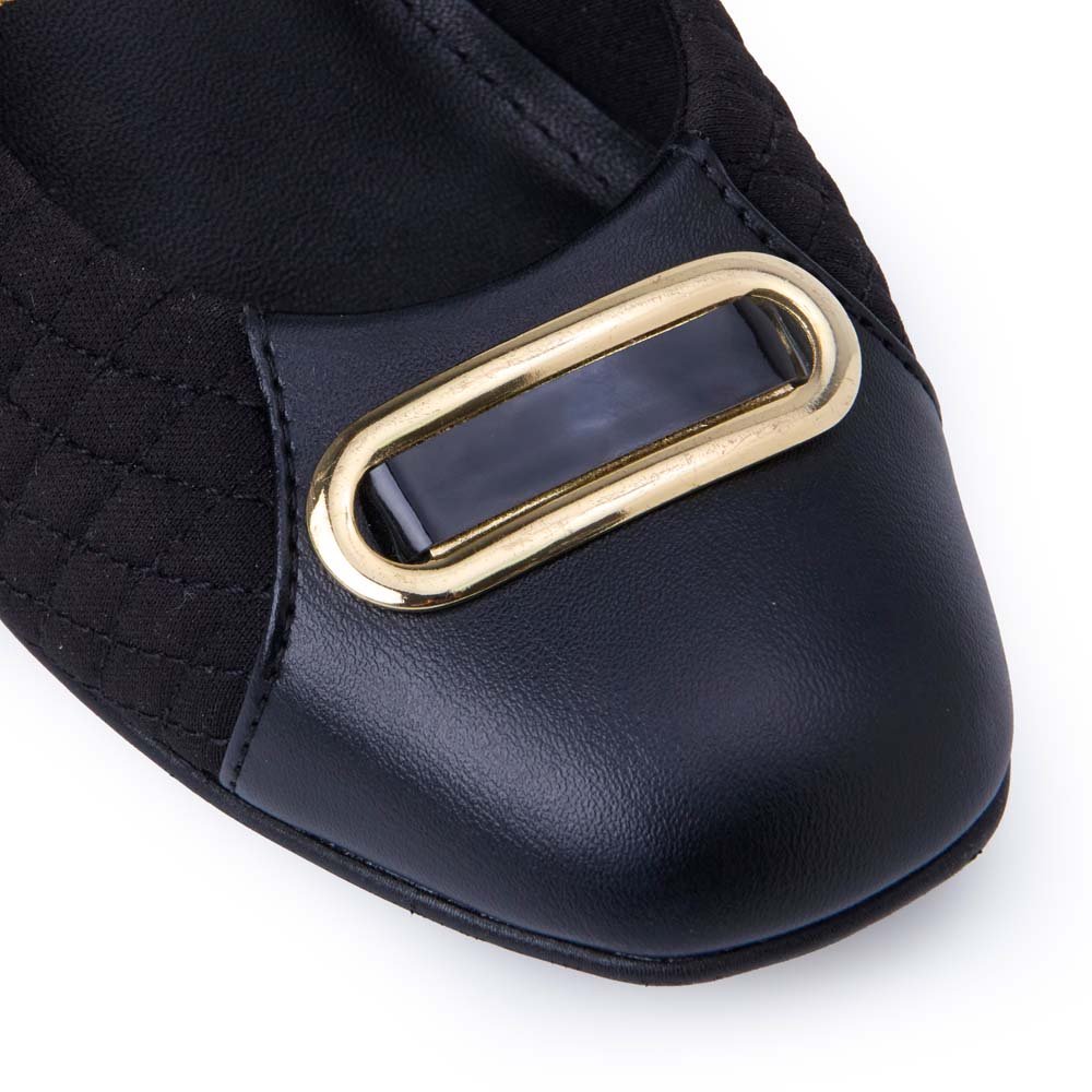 Zapato Stiletto Casual WAL-2557 Negro Piazza - Imagen 6