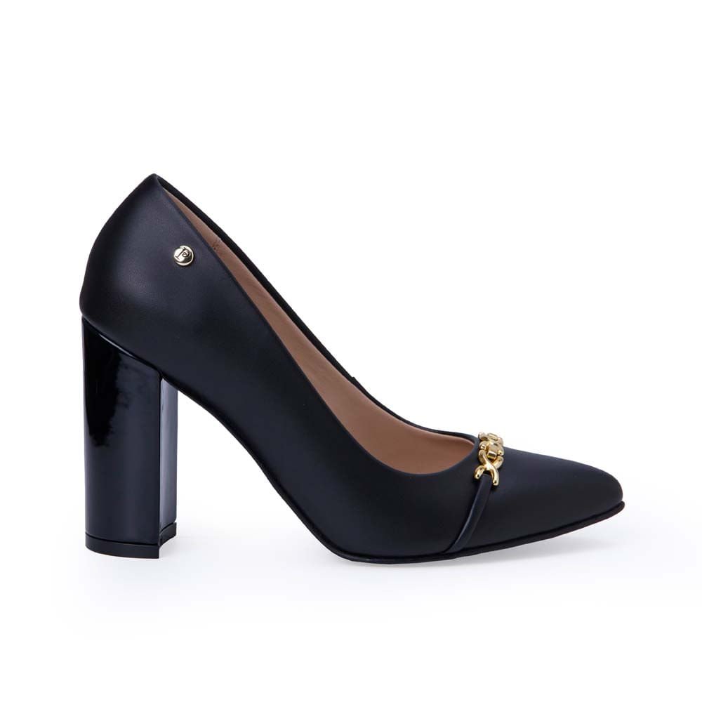 Zapato Stiletto Casual DON-2529 Negro Piazza - Imagen 5